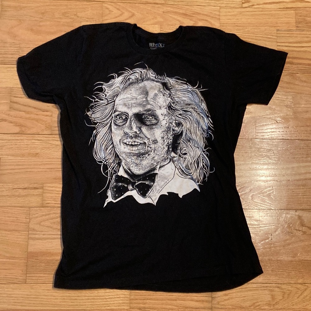 Hot Topic Large Unisex Beetlejuice Graphic Tee Shirt
